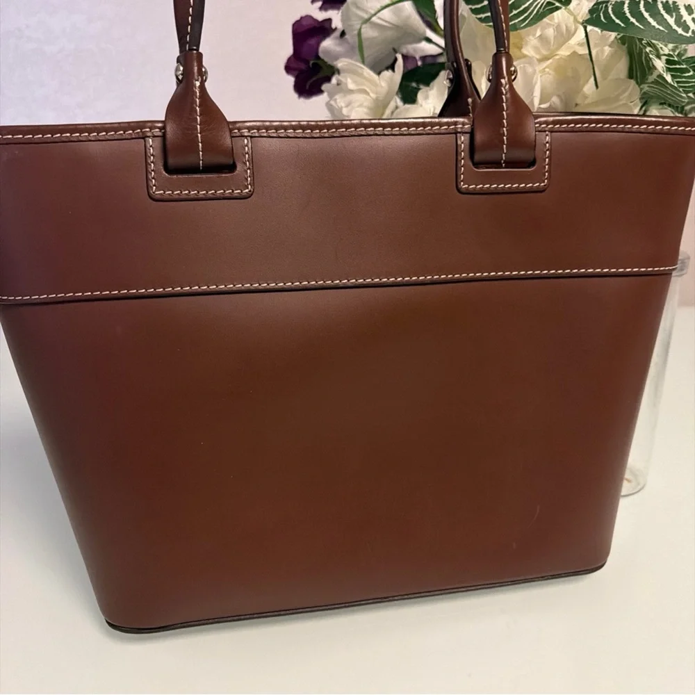 Dooney & Bourke Chocolate Brown Tote - Picture 4 of 11